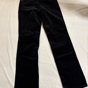 Well Worn Black Straight Leg Corduroy Pants